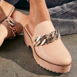 Kelsi Dagger Brooklyn Biscotti Weather Chain Clog - Free People - 7.5